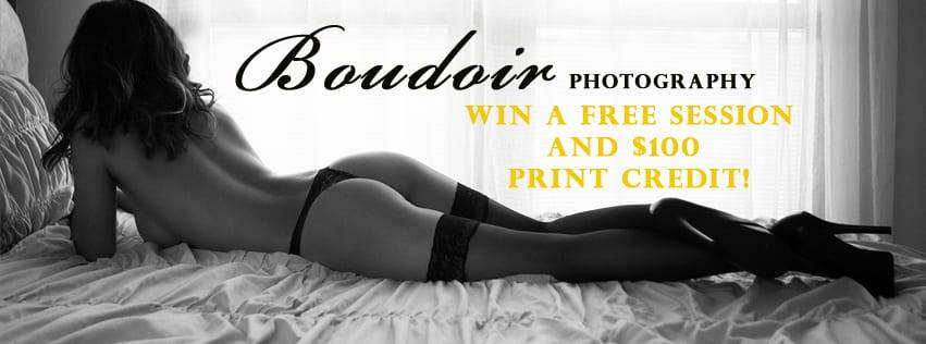 Free boudoir photo session, Columbus boudoir photographer, boudoir photography, sexy woman in a bedroom